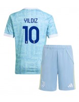 Juventus Kenan Yildiz #10 Bortedraktsett Barn 2025-26 Korte ermer (+ bukser)